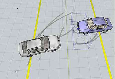 Рассмотрим ситуацию, когда произошло ДТП между двумя автомобилями на перекрестке.